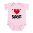 thumbnail image 1 of CafePress - My Brother Is An Italian Greyhound Body Suit - Baby Light Bodysuit, Size Newborn - 24 Months, 1 of 4