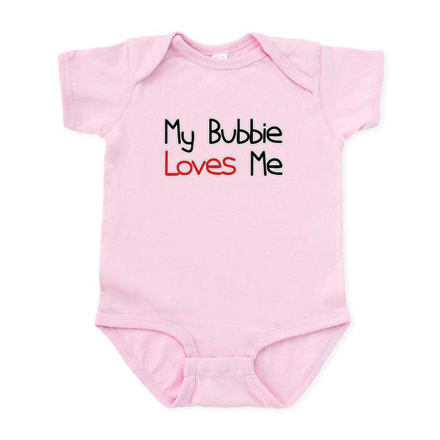 CafePress - My Bubbie Loves Me Baby Onesie - Baby Light Bodysuit, Size Newborn - 24 Months