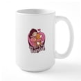 thumbnail image 1 of CafePress - My Cat Is My Valentine Mugs - 15 oz Ceramic Large White Novelty Mug, 1 of 6