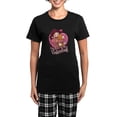 thumbnail image 1 of CafePress - My Cat Is My Valentine Pajamas - Women's Short Sleeve Print T-Shirt and Pants Dark Cotton Pajama Set, 1 of 7