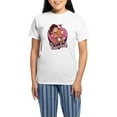 thumbnail image 1 of CafePress - My Cat Is My Valentine Pajamas - Women's Short Sleeve Print T-Shirt and Pants Light Cotton Pajama Set, 1 of 7