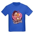 thumbnail image 1 of CafePress - My Cat Is My Valentine T Shirt - Dark T-Shirt Kids XS-XL, 1 of 4