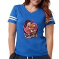 thumbnail image 1 of CafePress - My Cat Is My Valentine T Shirt - Womens Football Shirt, 1 of 4