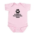 thumbnail image 1 of CafePress - My Cousin Is A Staffordshire Bull Terrier Body Sui - Baby Light Bodysuit, Size Newborn - 24 Months, 1 of 4