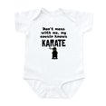 thumbnail image 1 of CafePress - My Cousin Knows Karate Body Suit - Baby Light Bodysuit, Size Newborn - 24 Months, 1 of 4