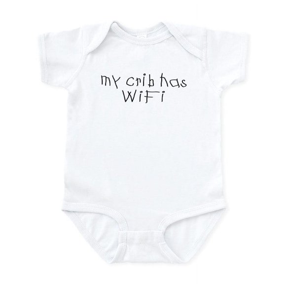 CafePress - My Crib Has Wifi Infant Bodysuit - Baby Light Bodysuit, Size Newborn - 24 Months