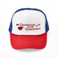 thumbnail image 1 of CafePress - My Dachshunds Are My Valentines 1 - Adjustable Unisex Printed Trucker Hat with Mesh Back, 1 of 10