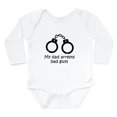 thumbnail image 1 of CafePress - My Dad Arrests Bad Guys Body Suit - Long Sleeve Cotton Baby Bodysuit, 1 of 4