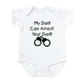 thumbnail image 1 of CafePress - My Dad Can Arrest Your Dad Infant Bodysuit - Baby Light Bodysuit, Size Newborn - 24 Months, 1 of 4