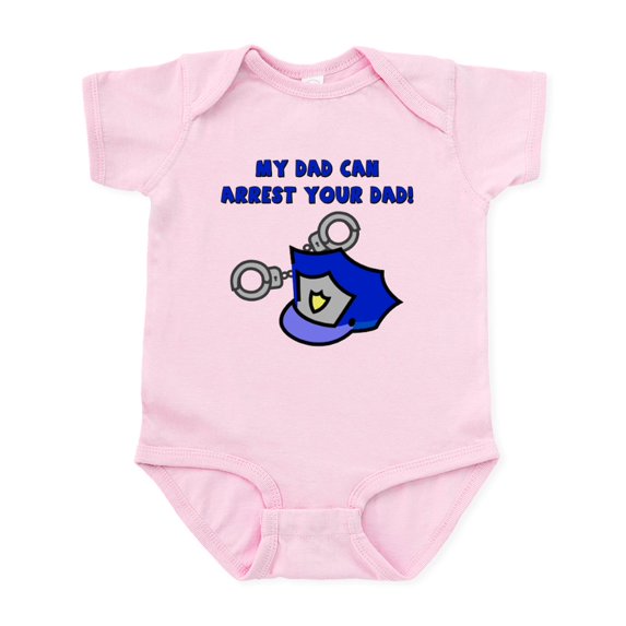 CafePress - My Dad Can Arrest Your Dad Infant Bodysuit - Baby Light Bodysuit, Size Newborn - 24 Months