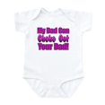 thumbnail image 1 of CafePress - My Dad Can Choke Out Your Dad Infant Bodysuit - Baby Light Bodysuit, Size Newborn - 24 Months, 1 of 4