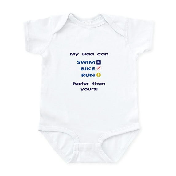 CafePress - My Dad Can... Infant Bodysuit - Baby Light Bodysuit, Size Newborn - 24 Months