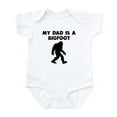 thumbnail image 1 of CafePress - My Dad Is A Bigfoot Body Suit - Baby Light Bodysuit, Size Newborn - 24 Months, 1 of 4