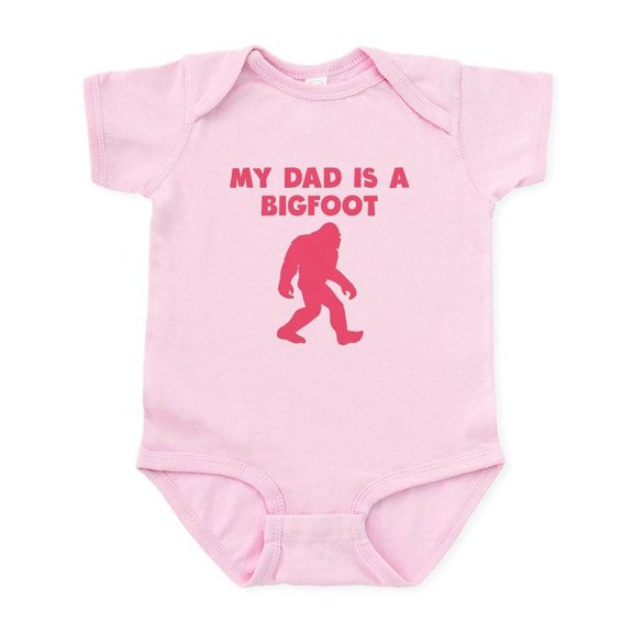 CafePress - My Dad Is A Bigfoot Body Suit - Baby Light Bodysuit, Size Newborn - 24 Months