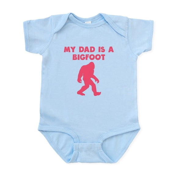 CafePress - My Dad Is A Bigfoot Body Suit - Baby Light Bodysuit, Size Newborn - 24 Months