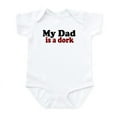 thumbnail image 1 of CafePress - My Dad Is A Dork Infant Bodysuit - Baby Light Bodysuit, Size Newborn - 24 Months, 1 of 4