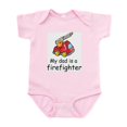 thumbnail image 1 of CafePress - My Dad Is A Firefighter Infant Bodysuit - Baby Light Bodysuit, Size Newborn - 24 Months, 1 of 4