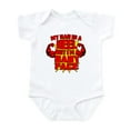 thumbnail image 1 of CafePress - My Dad Is A Heel Infant Bodysuit - Baby Light Bodysuit, Size Newborn - 24 Months, 1 of 4