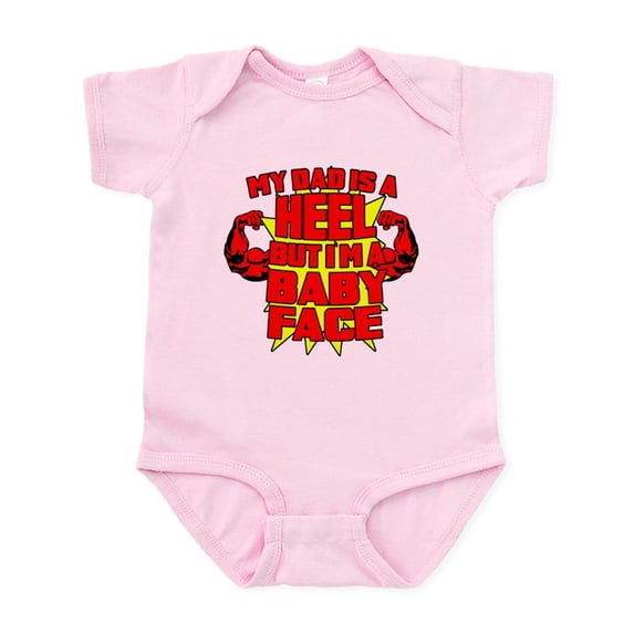 CafePress - My Dad Is A Heel Infant Bodysuit - Baby Light Bodysuit, Size Newborn - 24 Months
