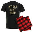 thumbnail image 1 of CafePress - My Dad Is My Hero Men's Dark Pajamas - Men's Dark Loose Fit Cotton Pajama Set, 1 of 7