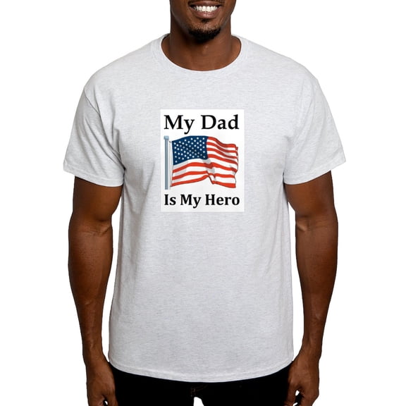 CafePress - My Dad Is My Hero Military Light T Shirt - Men's Classic Graphic T-Shirt