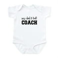 thumbnail image 1 of CafePress - My Dad Is The Coach - Baby Light Bodysuit, Size Newborn - 24 Months, 1 of 4