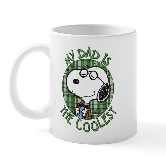 CafePress - My Dad Is The Coolest Mug - 11 oz Ceramic Mug - Novelty Coffee Tea Cup