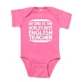 thumbnail image 1 of CafePress - My Dad Is The World's Best English Teacher Baby Bo - Cute Infant Bodysuit Baby Romper - Size Newborn - 24 Months, 1 of 3