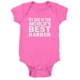 thumbnail image 1 of CafePress - My Dad Is The Worlds Best Barber - Cute Infant Bodysuit Baby Romper, 1 of 1
