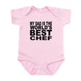 thumbnail image 1 of CafePress - My Dad Is The Worlds Best Chef Body Suit - Baby Light Bodysuit, Size Newborn - 24 Months, 1 of 4
