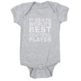 thumbnail image 1 of CafePress - My Dad Is The Worlds Best Fantasy Football Player - Cute Infant Bodysuit Baby Romper, 1 of 1