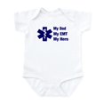 thumbnail image 1 of CafePress - My Dad My EMT Infant Bodysuit - Baby Light Bodysuit, Size Newborn - 24 Months, 1 of 4