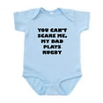 thumbnail image 1 of CafePress - My Dad Plays Rugby Body Suit - Baby Light Bodysuit, Size Newborn - 24 Months, 1 of 4