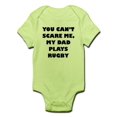 thumbnail image 1 of CafePress - My Dad Plays Rugby Body Suit - Baby Light Bodysuit, 1 of 1