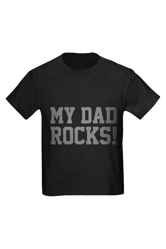 - My Dad Rocks! Kids Dark T Shirt - Dark T-Shirt Kids XS-XL