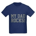 thumbnail image 1 of CafePress - My Dad Rocks! Kids Dark T Shirt - Dark T-Shirt Kids XS-XL, 1 of 4