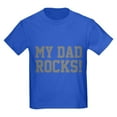 thumbnail image 1 of CafePress - My Dad Rocks! Kids Dark T Shirt - Dark T-Shirt Kids XS-XL, 1 of 4