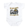 thumbnail image 1 of CafePress - My Daddy Brought It Infant Bodysuit - Baby Light Bodysuit, Size Newborn - 24 Months, 1 of 4