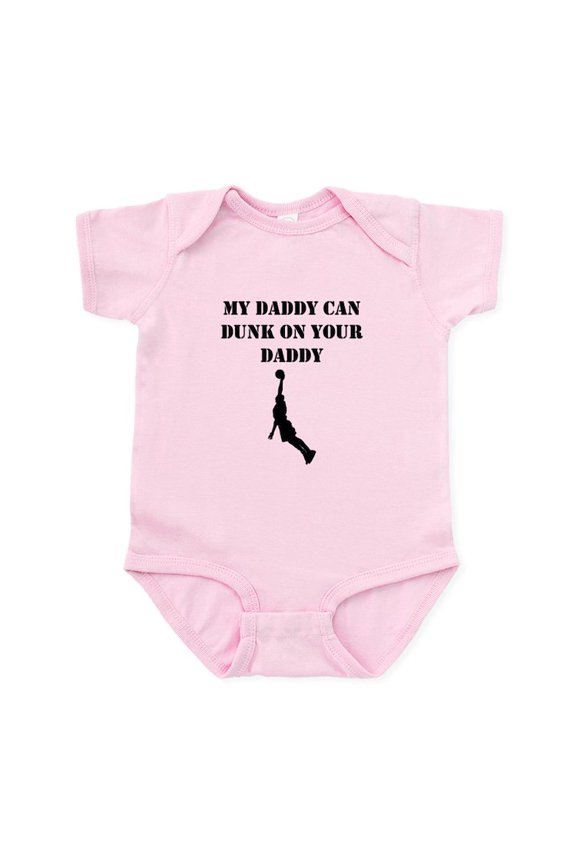 - My Daddy Can Dunk On Your Daddy Body Suit - Baby Light Bodysuit, Size Newborn - 24 Months