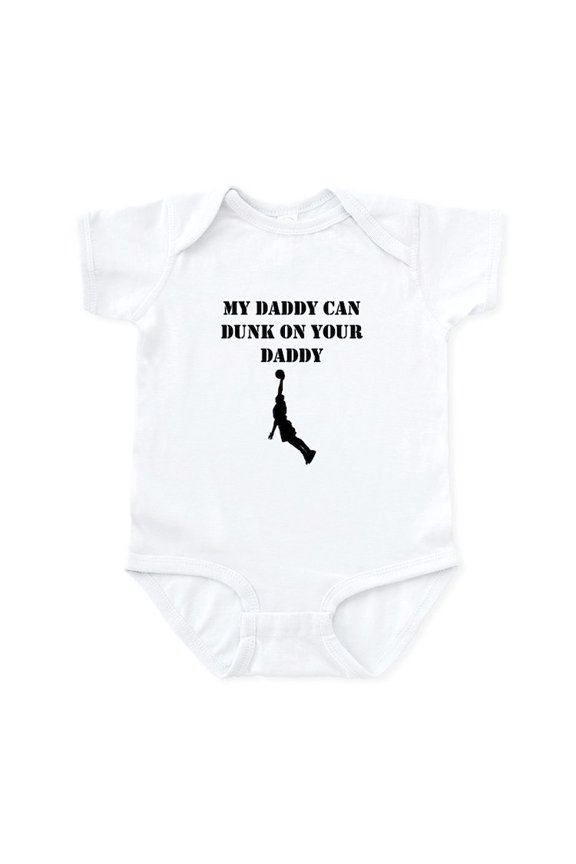 - My Daddy Can Dunk On Your Daddy Body Suit - Baby Light Bodysuit, Size Newborn - 24 Months