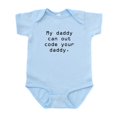 thumbnail image 1 of CafePress - My Daddy Can Out Code Infant Bodysuit - Baby Light Bodysuit, Size Newborn - 24 Months, 1 of 4