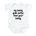 thumbnail image 1 of CafePress - My Daddy Golfs Better Infant Bodysuit - Baby Light Bodysuit, Size Newborn - 24 Months, 1 of 4