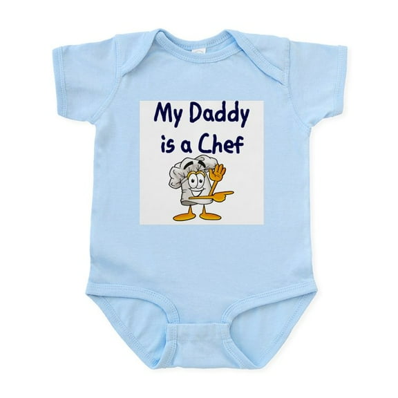 CafePress - My Daddy Is A Chef Infant Bodysuit - Baby Light Bodysuit, Size Newborn - 24 Months