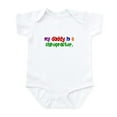 thumbnail image 1 of CafePress - My Daddy Is A Chiropractor (PRIMARY) Infant Bodysu - Baby Light Bodysuit, Size Newborn - 24 Months, 1 of 4