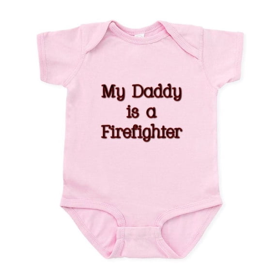 CafePress - My Daddy Is A Firefighter Infant Bodysuit - Baby Light Bodysuit, Size Newborn - 24 Months