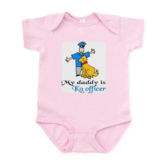 CafePress - My Daddy Is A K9 Officer Infant Bodysuit - Baby Light Bodysuit, Size Newborn - 24 Months