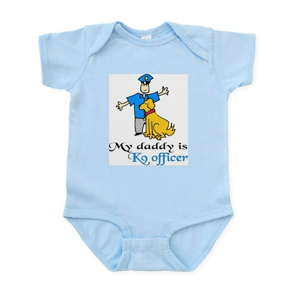 CafePress - My Daddy Is A K9 Officer Infant Bodysuit - Baby Light Bodysuit, Size Newborn - 24 Months
