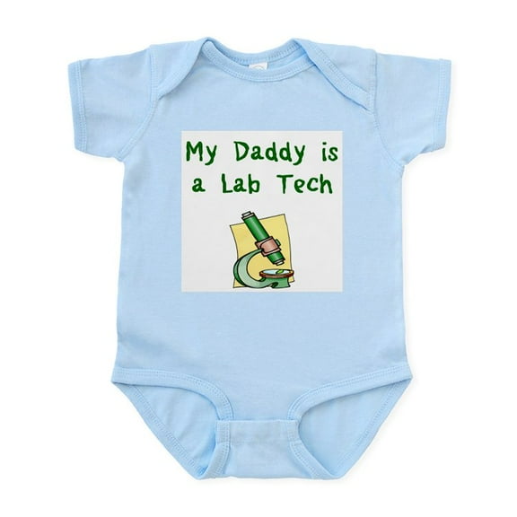 CafePress - My Daddy Is A Lab Tech Infant Bodysuit - Baby Light Bodysuit, Size Newborn - 24 Months