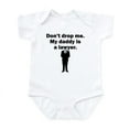 thumbnail image 1 of CafePress - My Daddy Is A Lawyer Body Suit - Baby Light Bodysuit, Size Newborn - 24 Months, 1 of 4