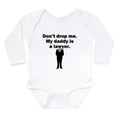 thumbnail image 1 of CafePress - My Daddy Is A Lawyer Body Suit - Long Sleeve Cotton Baby Bodysuit, 1 of 4